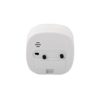 Budík Karlsson KA5957WH Travel Square, 9cm
